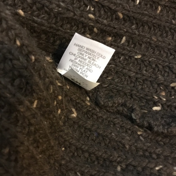 J.jill Med Petite open front heavy sweater brown - Picture 9 of 14